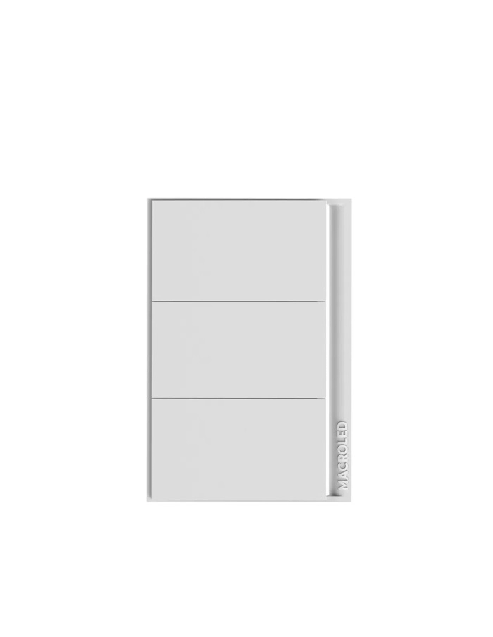 Llave 3 puntos smart Tokio Macroled blanco